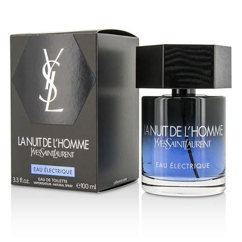 la nuit de l'homme yves saint laurent electrique|la nuit de l'homme 60ml.